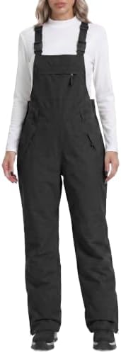 DAFENGEA Women's Ski Snow Bibs Adjustable Straps Overalls