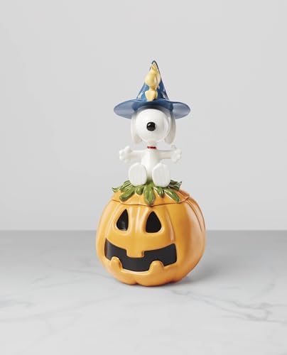 Lenox Peanuts Great Pumpkin Halloween Covered Candy Jar