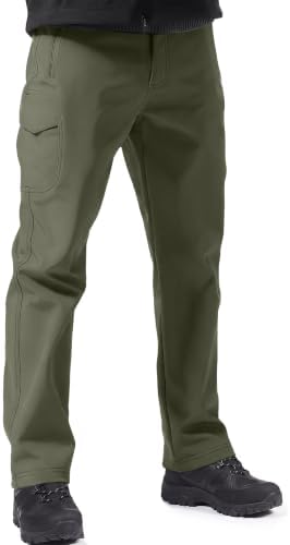 FREE SOLDIER Men's Outdoor Softshell Snow Ski Pants