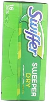 Swiffer Dry Sweeping Disposable Cloths 16 ct (Pack of 12), Natural, 12