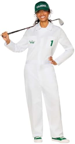 Spirit Halloween Adult Golf Caddie Jumpsuit Costume