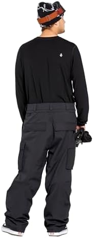 Volcom Men's Nwrk Baggy Snowboard Pant – 10k Waterproof Breathable 2-layer