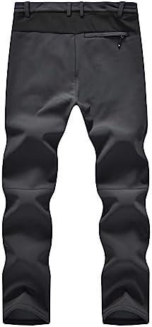 YSENTO Men's Snow Pants Fleece Lined Hiking Ski Winter Insulated Utility Work