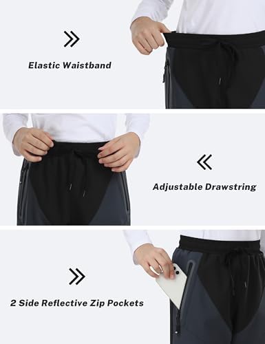 MoFiz Boys Snow Ski Pants Fleece Waterproof Winter Outdoor Hiking Pants