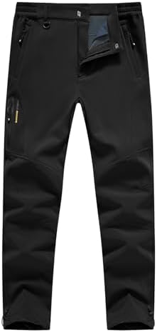 Rdruko Men's Snow Pants Waterproof Ski Pants Insulated Trousers
