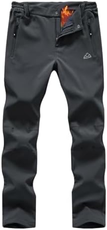 YSENTO Women's Hiking Pants Fleece Lined Winter Snow Ski Insulated Utility Work