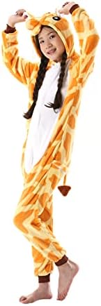 SimZoo Kids Animal Onesie Pajamas Halloween Costumes Cosplay 4-13Y