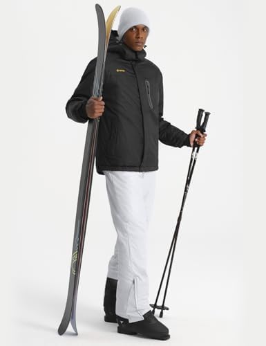 GEMYSE Men's Insulated Ski Bib Overalls Waterproof Snow Pants