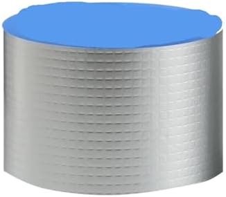 Waterproof Tape Butyl Tape Aluminum Foil Tape Butyl Tape Extra Thick god kvalitet Tape Anti Leakage Super Professional Aluminum Foil Adhesive Butyl Tapes Crack Repair for Wall Roof Pipe(10cm X 5 Meter