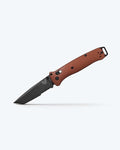 Benchmade Bailout Tactical Knife, S90V Steel Blade (537SBK-07) | Burnt Copper Aluminum handle, Tanto blade