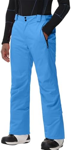 Men's Snow Ski Pants Insulated Waterproof Warm Winter Snowboard Bibs