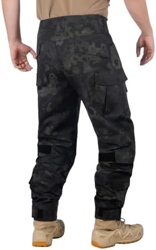 TRGPSG Men's Fleece Lined Hiking Pants Winter Tactical Pants