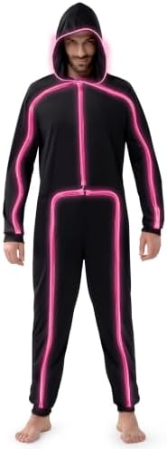Spooktacular Creations Halloween Costume Adult Glow in the Dark Costume Men