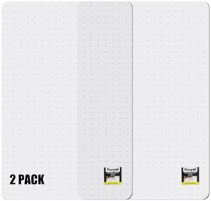 Kuyal Office Chair Mat for Carpet, 2 Pack Heavy Duty Computer Chair Mat