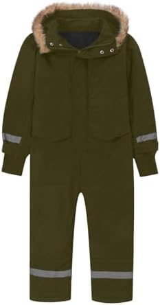 Snow Suit for Kids Boys Girls One Piece Winter Toddler Snowsuit