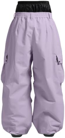 GSOU SNOW Women Men Baggy Snowboard Pants Ski Snow Pants Waterproof