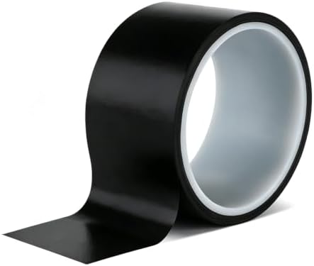PTFE Tape Thin Film Adhesive Teflon Fabric Tape Black
