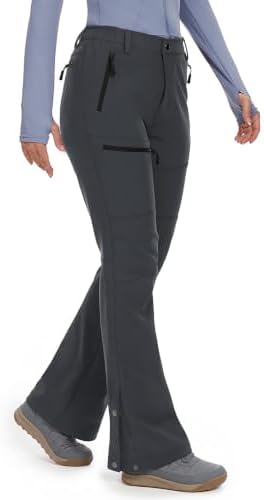 Cycorld Womens Snow Pants: Warm Fleece Lined Ski Pants Softshell