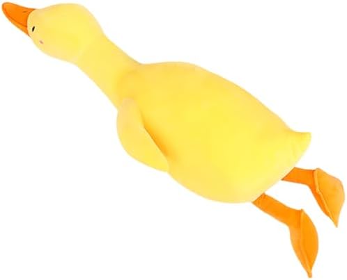 ELAINREN Long Neck Yellow Duck Stuffed Big Pillow/35''