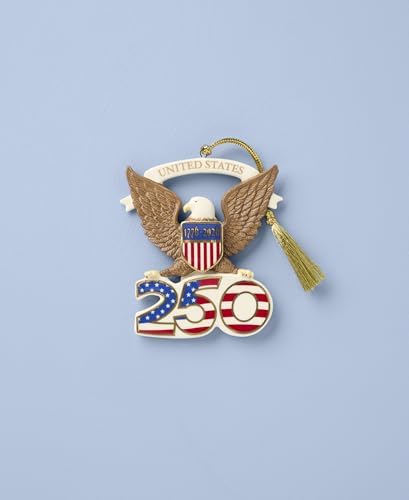 Lenox America's 250th Anniversary Eagle Hanging Christmas Ornament