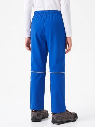 Kids Snow Pants Boys Ski Pants Fleece Lined Waterproof Trousers