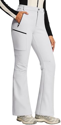 IUGA Snow Ski Pants Womens Waterproof Softshell Fleece Insulated Outdoor