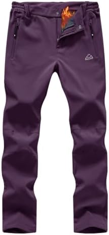 YSENTO Women's Hiking Pants Fleece Lined Winter Snow Ski Insulated Utility Work