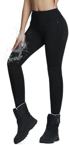 baleaf Women's Ski Pants Thicker Fleece Line Winter Snow Leggings