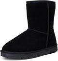 Jousen Men's Winter Boots Fur Lined Suede Snow Boots