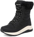 DREAM PAIRS Women's Mid Calf Warm Winter Snow Boots