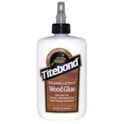 12 Pack Franklin 6123 8 oz Titebond Translucent Wood Glue