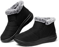SHIBEVER Winter Snow Boots for Women: Slip On Ankle Fur Lined Warm Boot