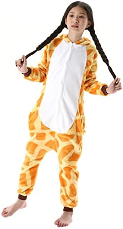 SimZoo Kids Animal Onesie Pajamas Halloween Costumes Cosplay 4-13Y