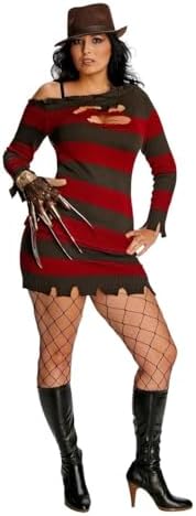 Rubies at Party City A Nightmare on Elm Street: Freddy Krueger Costume for Adults, Women's Costume