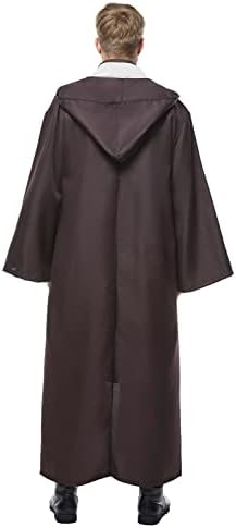 Cosplaysky Men's Tunic Cosplay Costume Halloween Robe Hooded Uniform