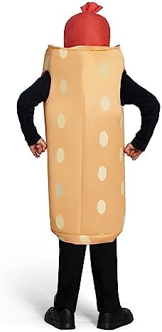 Spooktacular Creations Hot Dogs Costume Kids, Unisex Food Themed Costume for Child Teens Halloween Dress up Cosplay Party
