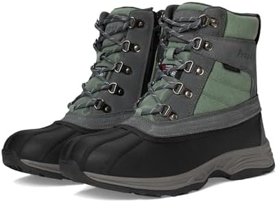 Propet Womens Cortland Snow Casual Boots Low Heel 1-2" - Black