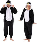 Funziez! Slim Fit Adult Onesie - Animal Costume - Plush Unisex Halloween One Piece Cosplay Suit for Women and Men