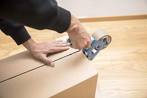 APQ Industrial Packing Tape Dispenser for 3" Tape. Side Loading Tape Gun. Heavy Duty Hand Tape Gun. Lightweight and Portable for Commercial Packaging, Shipping, Moving, Carton and Box Sealing.