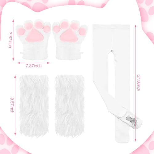 Haull 7 Pcs Halloween Cat Costume Accessories Girl Kid