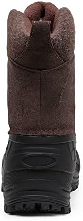 NORTIV 8 Men's Insulated Waterproof Winter Snow Boots TERREY