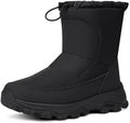 TEMOFON Winter Snow Boots for Women: Comfortable Warm Fur Lined Ankle Boot