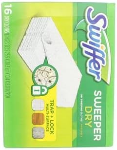 Swiffer Sweeper Dry Sweeping Cloths 16 ea (Pack of 6)