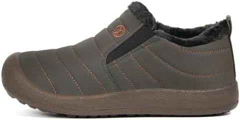 Eagsouni Womens Mens Snow Boots Winter Slip On Shoes
