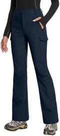 Snow Ski Pants Women Softshell Insulated Fleece Lined Pants Women