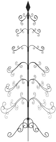 Modern Metal Christmas Tree, 6-Layer Foldable Xmas Holiday Decor