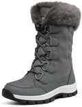 DREAM PAIRS Women's Waterproof Mid Calf Snow Boots