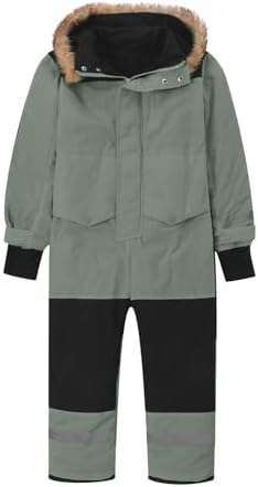 YRAETENM Snow Suit for Kids Boys Girls One Piece Snowsuit Girls and Boys Waterproof Insulated Winter Jumpsuit Coveralls