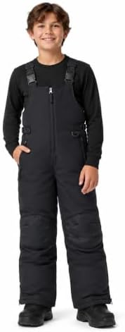 Cherokee Kids Snow Bibs - Insulated Ski Pants Overalls for Boys and Girls
