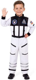 Spooktacular Creations Astronaut Costume with Helmet, Space Suit for Toddler, Kids Astronaut Halloween Costume for Cosplay